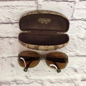 Coach Vintage Prescription Eyeglasses Frame Reese Floral Olive Lenses 57/15/135